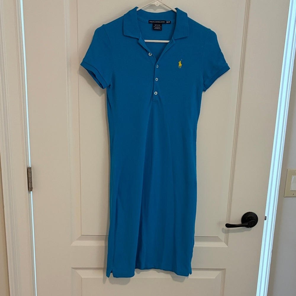 Polo by Ralph Lauren Vibrant Blue Dress